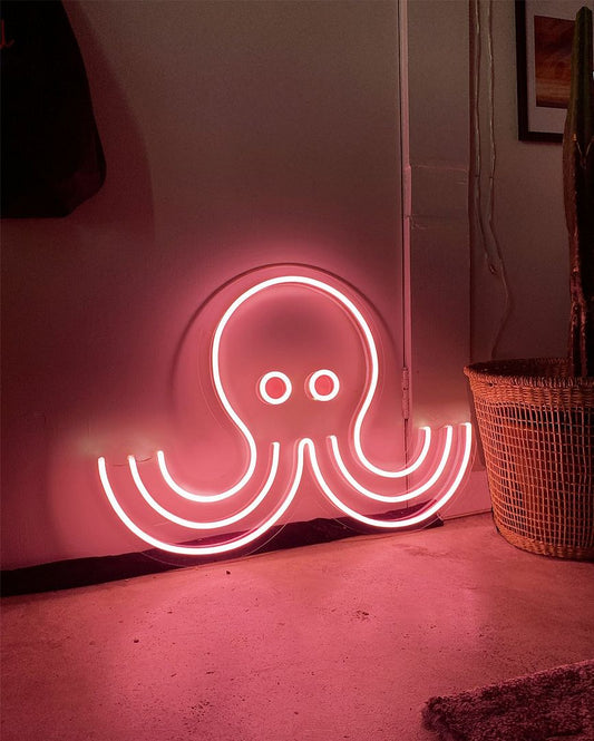 Octopus Neon Sign
