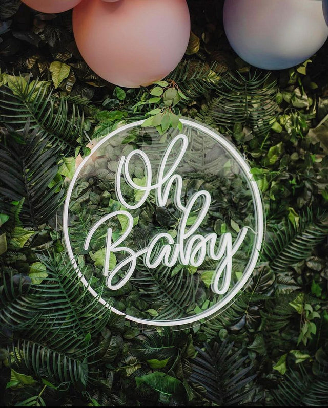 Oh Baby LED Neon Sign light up sign