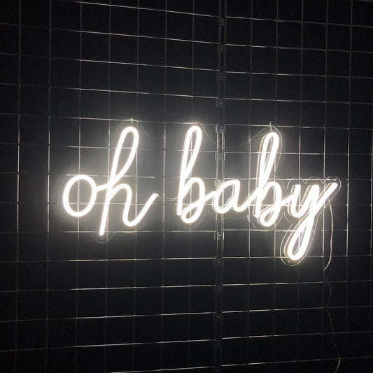 Oh Baby Neon Sign