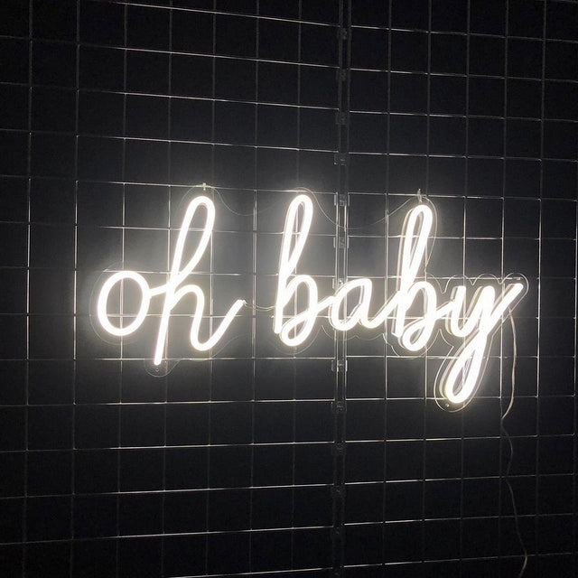Oh Baby LED Neon Sign light up sign