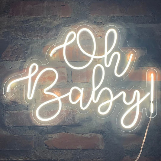 Oh Baby Neon Sign