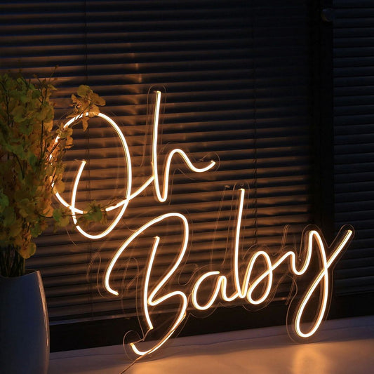Oh Baby Neon Sign
