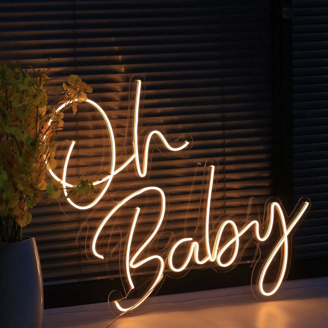 Oh Baby LED Neon Sign light up sign