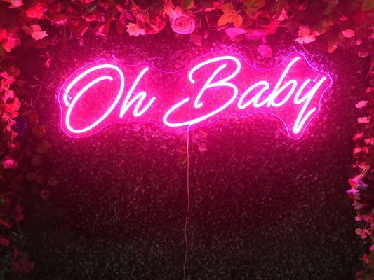 Oh Baby Neon Sign