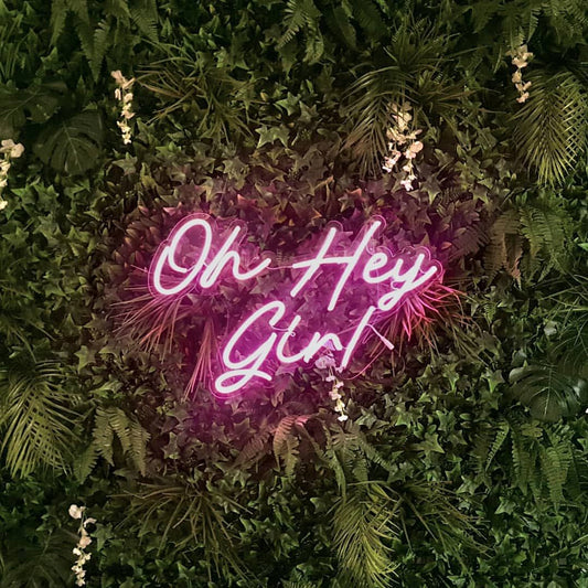Oh Hey Girl Neon Sign
