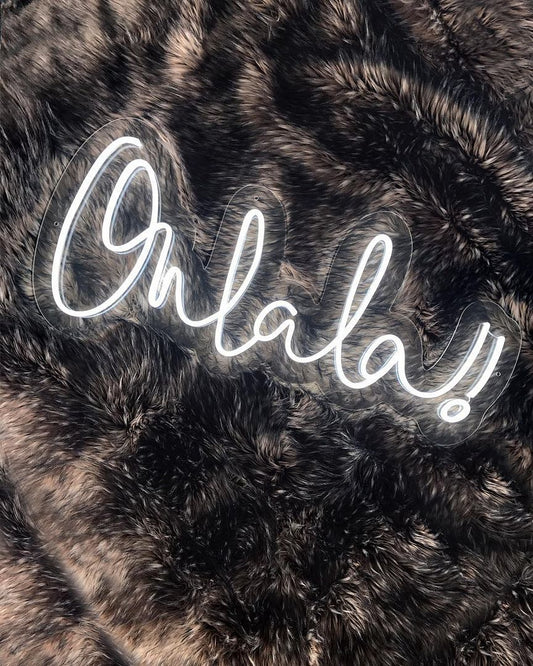 Oh La La French Neon Sign