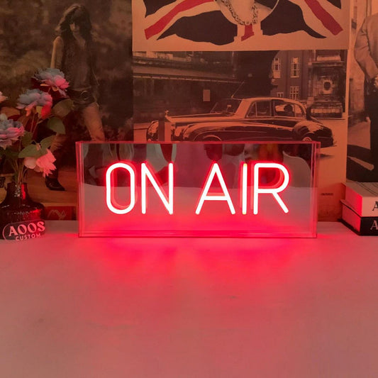 On Air Acrylic Neon Light Box