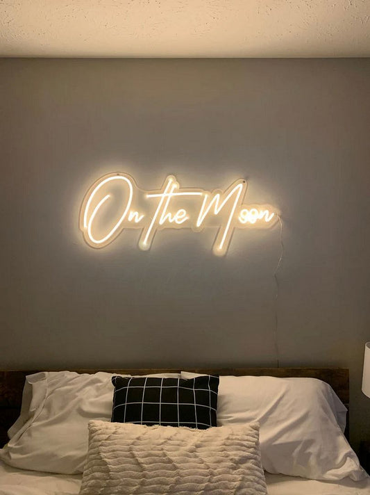 On The Moon Neon Sign