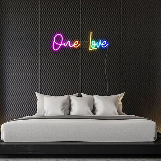 One Love Neon Sign