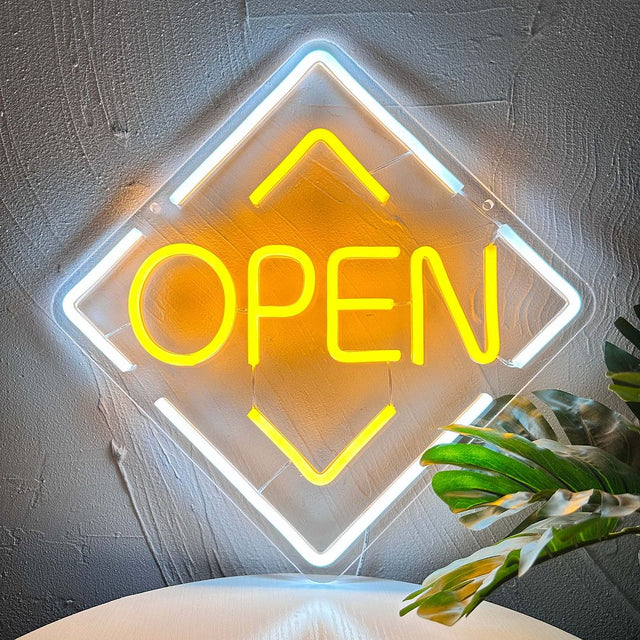 Open Business LED Neon Sign light up sign