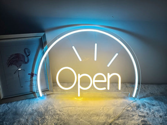 Open Neon Sign