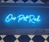 Our Pet Rock Neon Sign