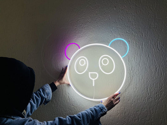 Panda Neon Sign