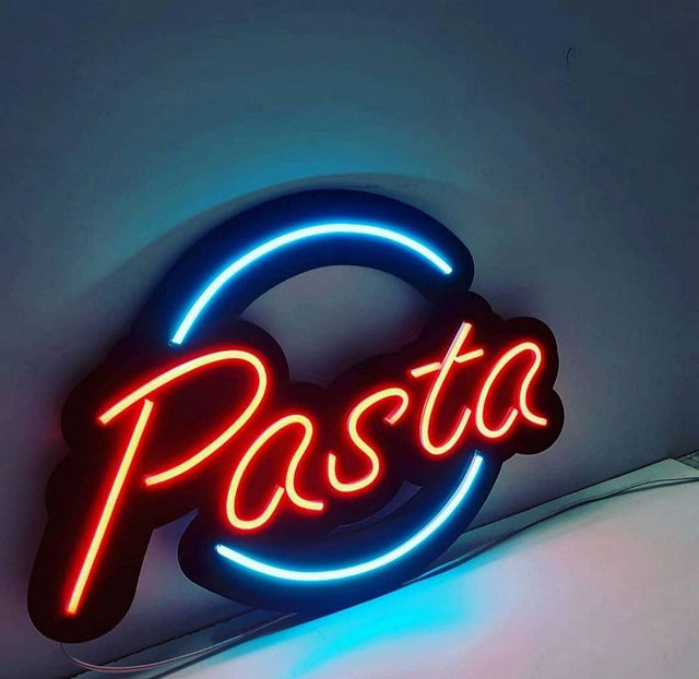 Pasta LED Neon Sign for Bar light up sign