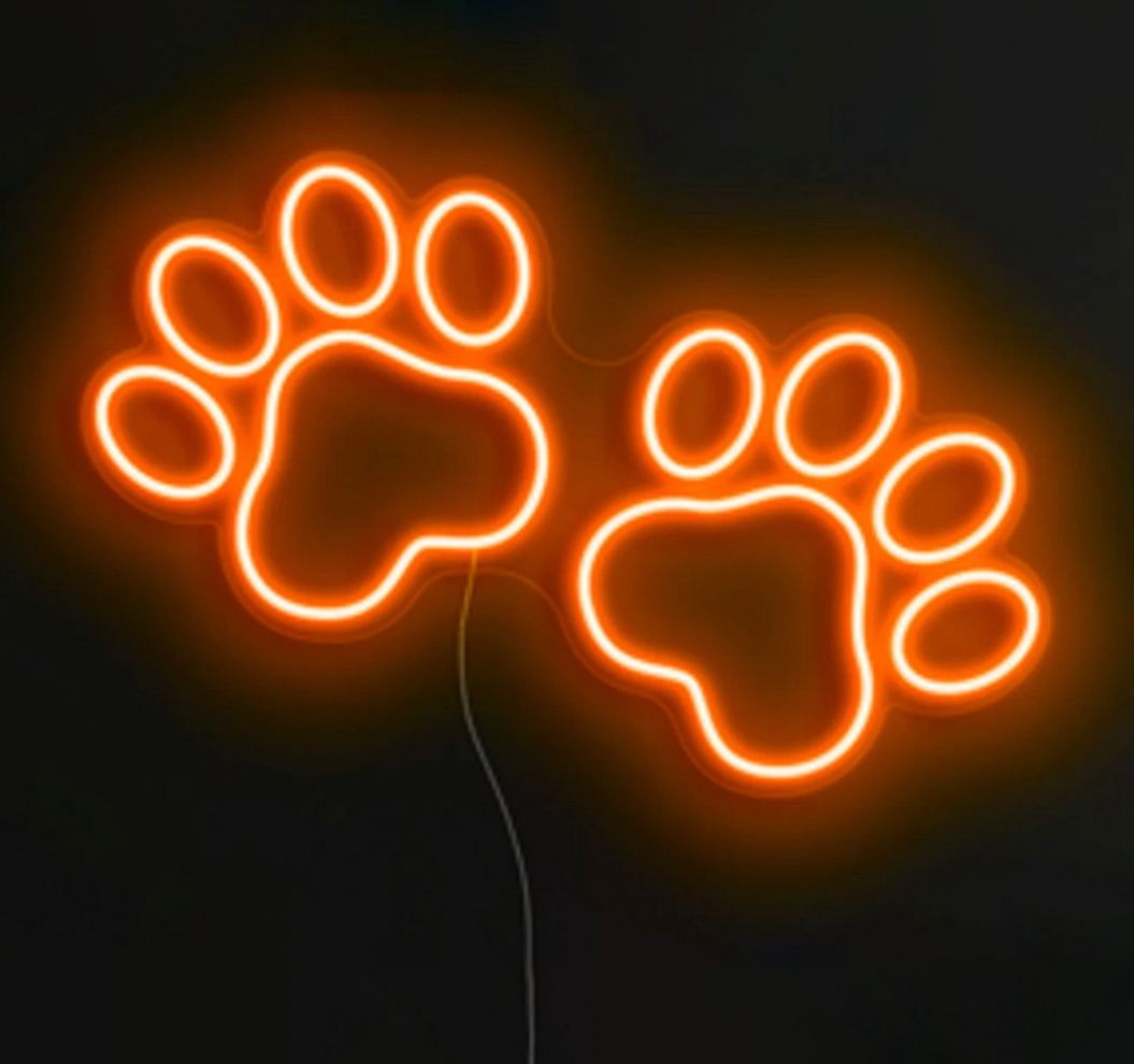 Paws Neon Sign