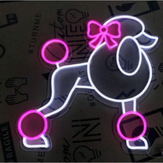 Poodle Neon Sign