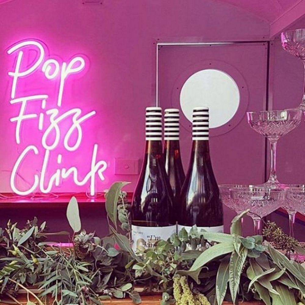 Pop Fizz Clink Bar Neon Sign