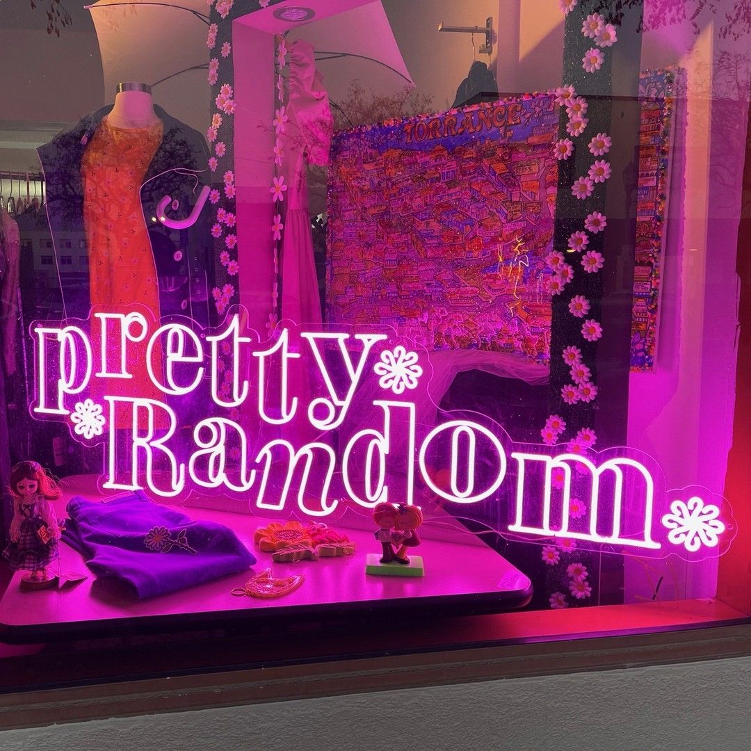 Custom Made Neon Signs, Pretty Random Neon Sign, LED Business Sign – AOOS