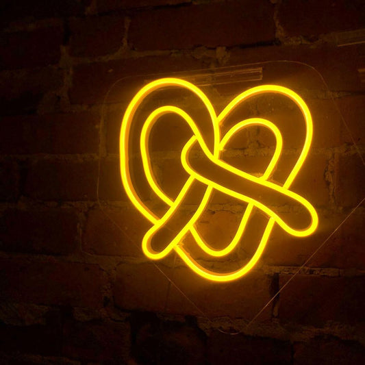 Pretzel Neon Sign