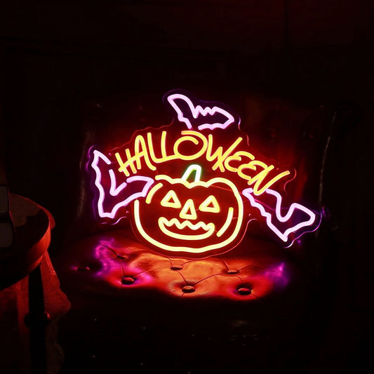 Pumpkin Halloween LED Neon Sign