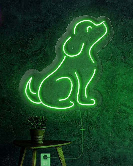 Puppy Neon Sign