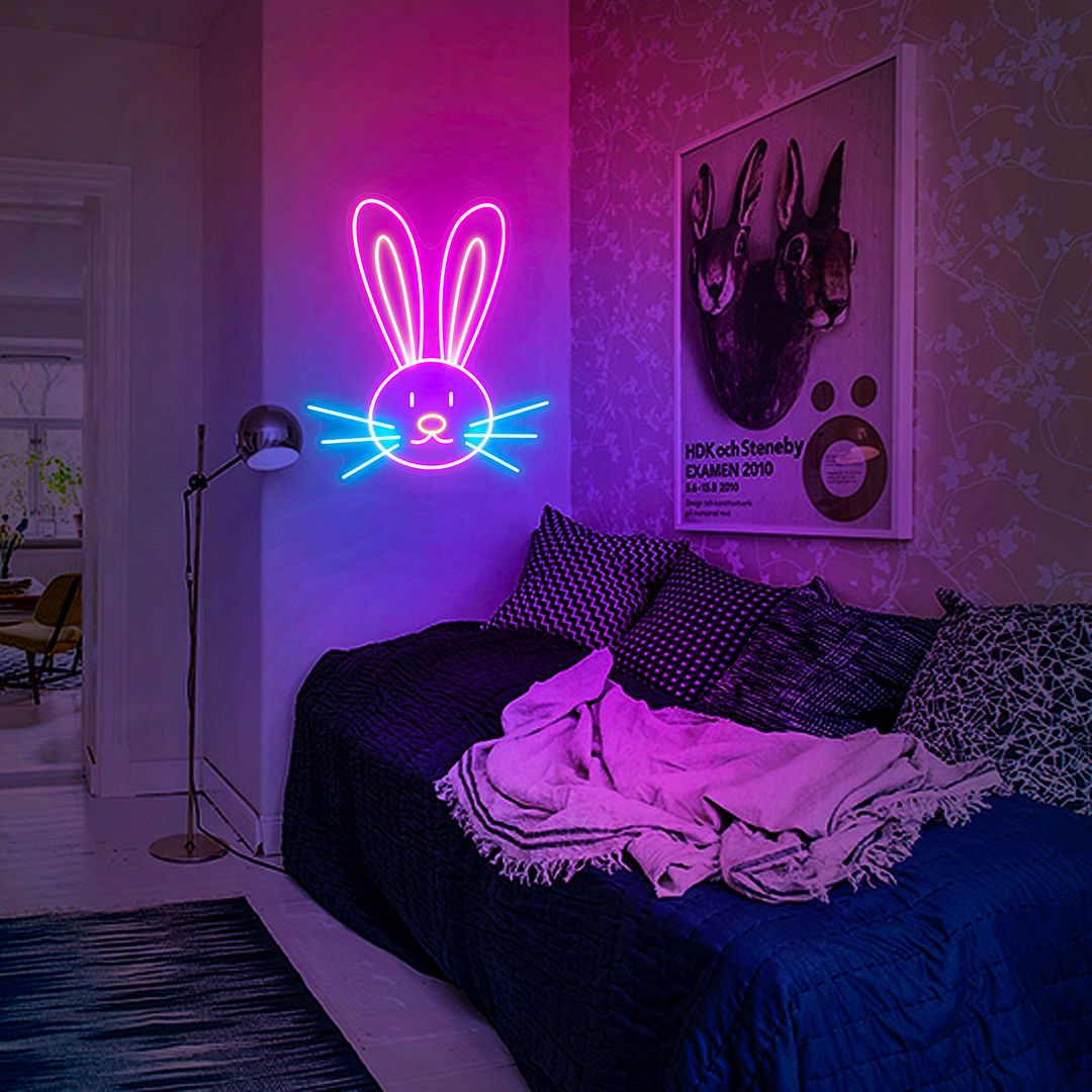 Rabbit Animal Neon Sign