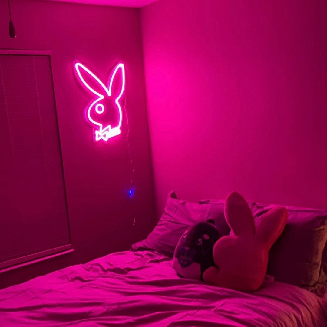 Bonnie Rabbit Neon Sign Custom Made Neon Signs, Rabbit Neon Sign, LED Business Sign – AOOS