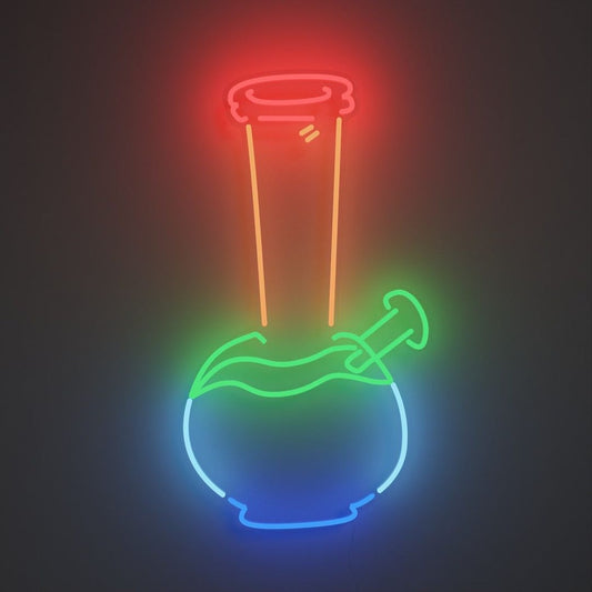 Rainbow Bong Neon Sign