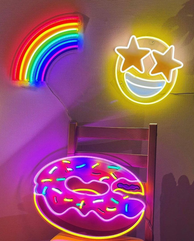 Rainbow light up sign