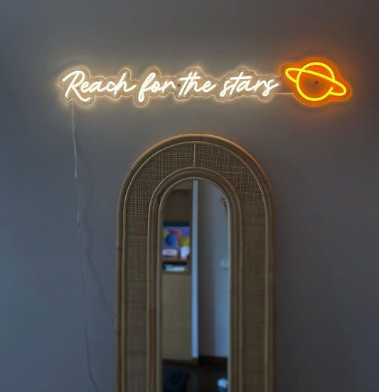 Reach For The Stars Neon Sign