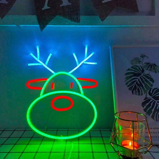 Reindeer Neon Sign