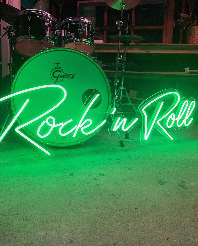 Rock'n Roll LED Neon Sign for Bar light up sign