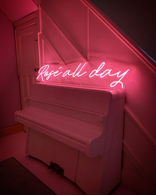 Rose All Day Neon Sign