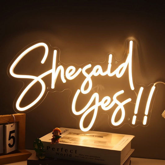 Said Yes Neon Sign