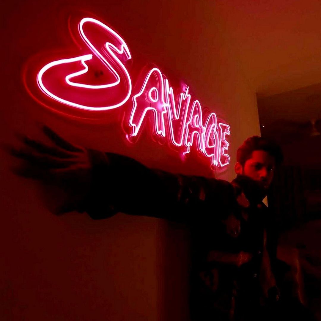 Savage Neon Sign