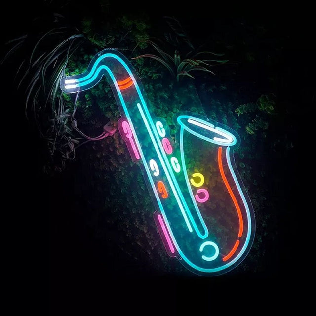 Saxophone LED Neon Sign for Bar light up sign