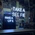 Sculpt Neon Sign Mirrored Hidden Messages: Take a Selfie and Fake a Life
