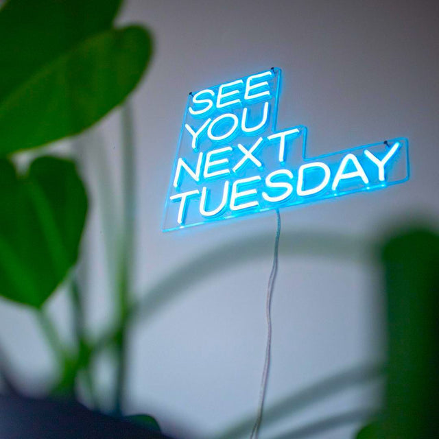 See You Next Tuesday LED Neon Sign for Salon light up sign