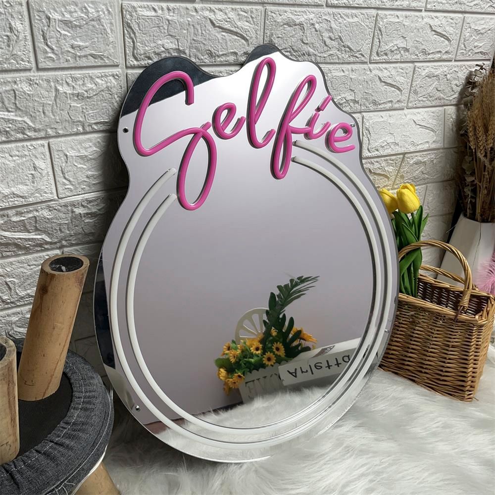 Selfie Mirror Neon Sign
