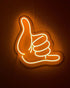 Shaka Hand Neon Sign
