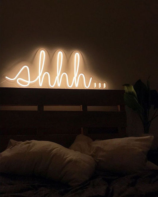 Shhh Neon Sign