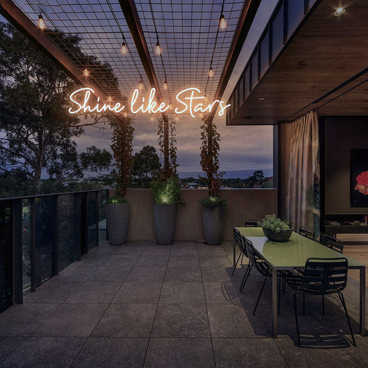 Shine Like Stars Neon Sign