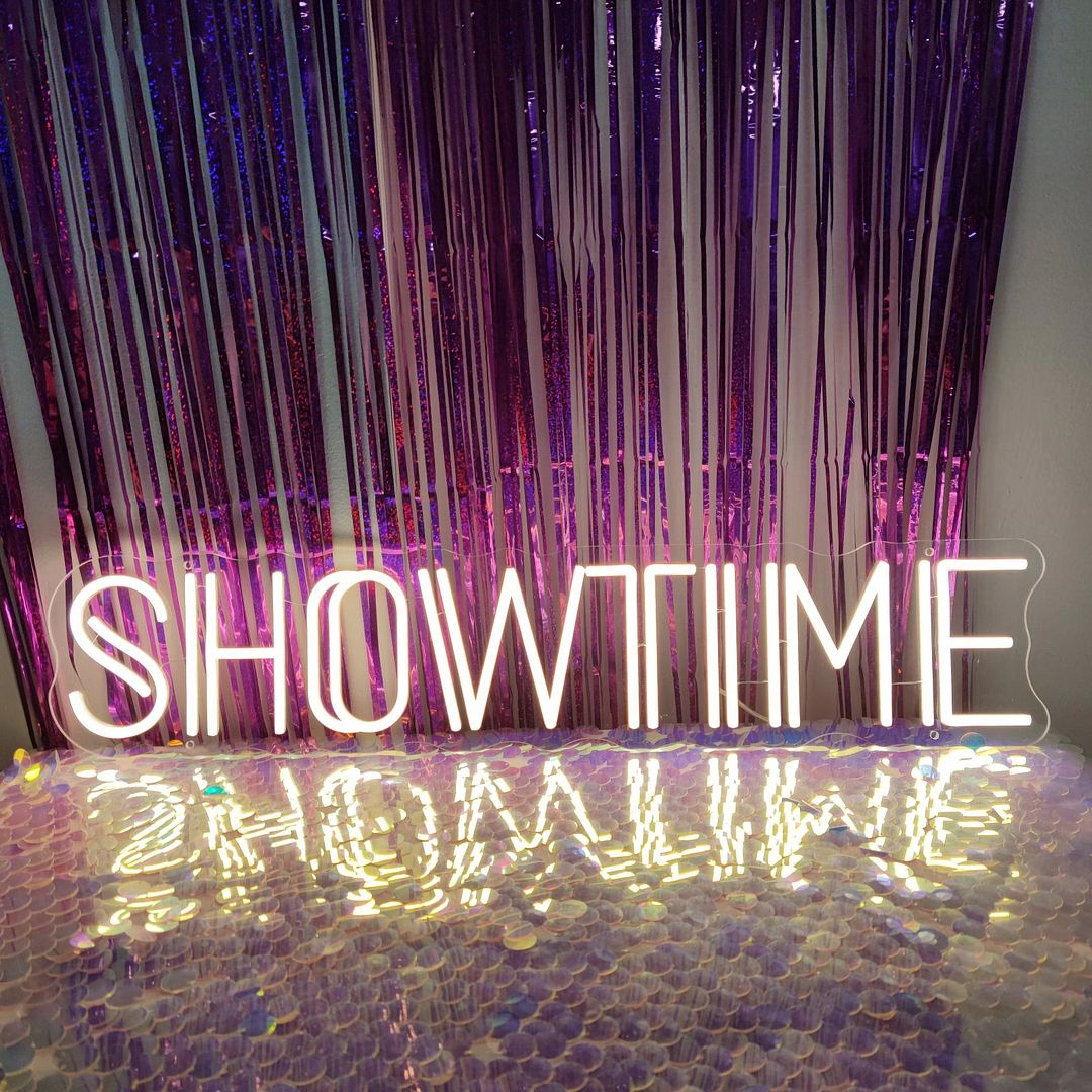 Showtime Neon Sign