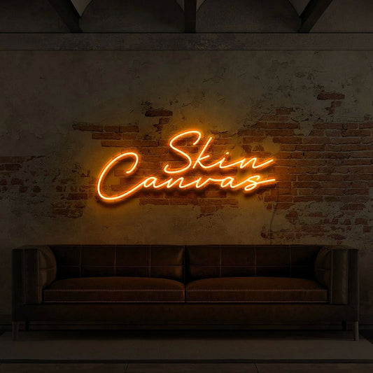 Skin Canvas Neon Sign