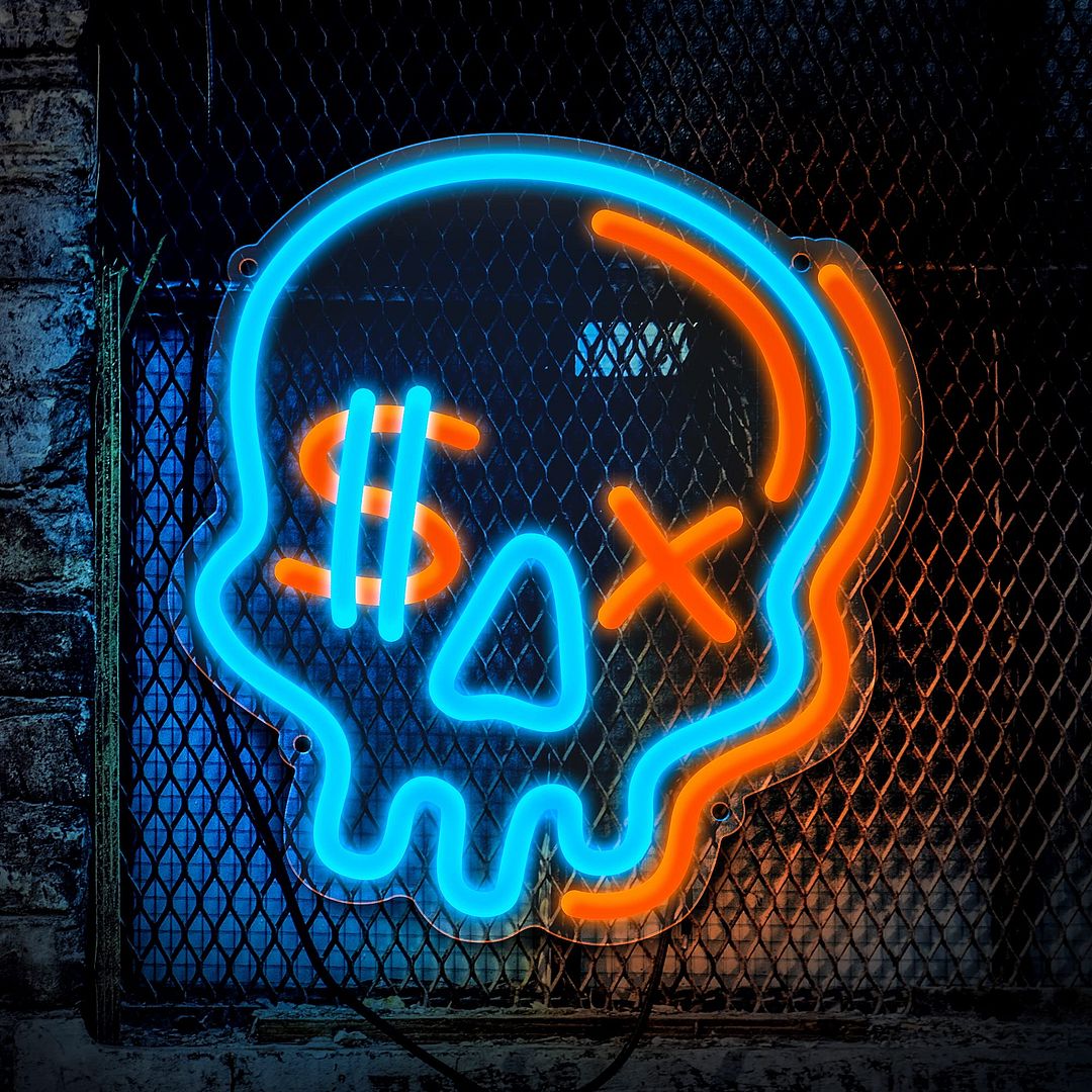 Skull Neon Sign