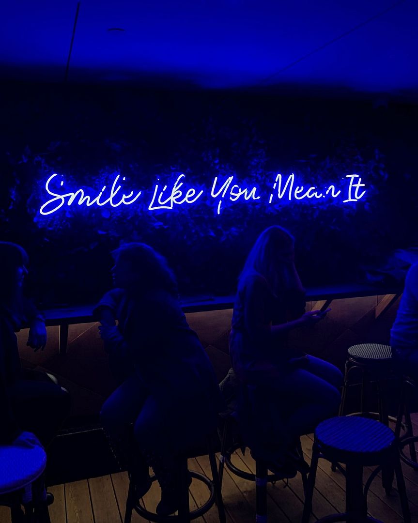 Smile Like You Mean it Neon Sign