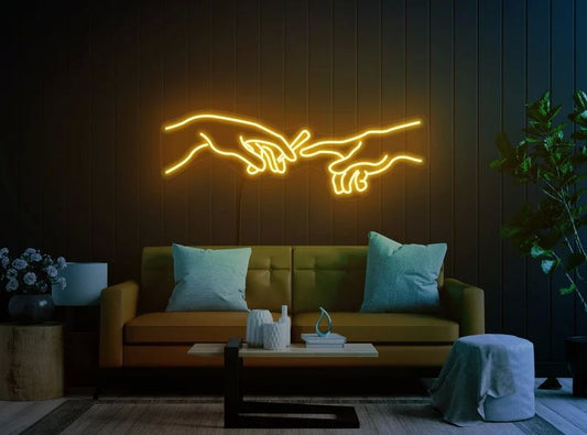 Smoking Hand Neon Sign