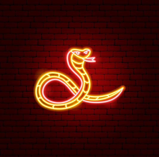 Snake Chinese Zodiac Neon Sign