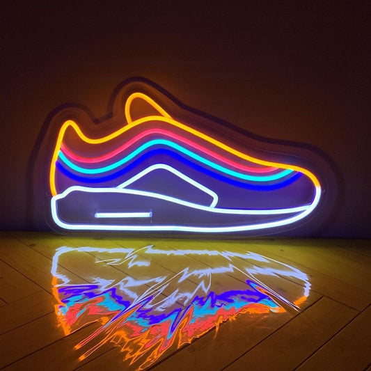 Sneaker Shoe Neon Signs, Neon Lights, LED Neon Signs for Room, Bars Light Up Signs, Cool Neon Light Signs, Neon Wall Lights