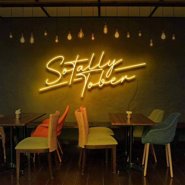 Sotally Tober LED Neon Sign for Bar light up sign